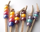 Colorful Leather Key Chains