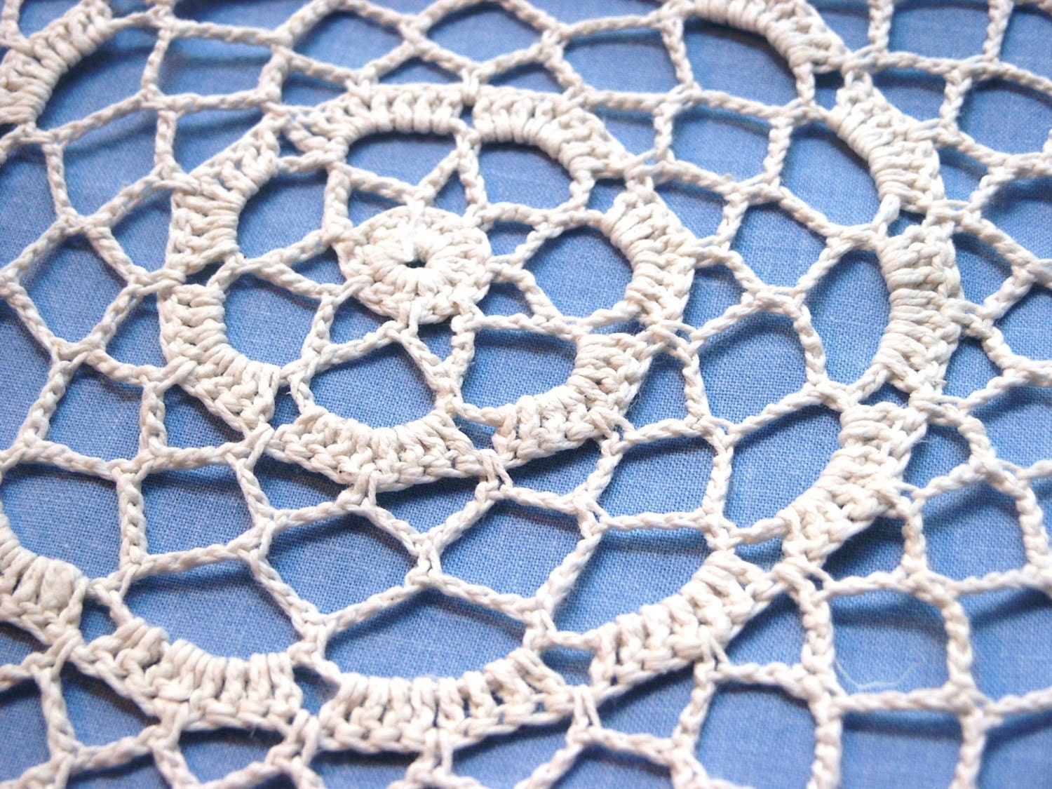 Vintage Hand Crocheted Doily