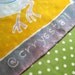 silk scarf with hand painted birds