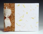 Handmade Photo Album - Yellow Calendula - Small