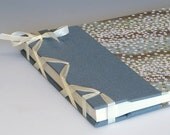 Handmade Photo Album - Blue & White Cherry Blossom - Small