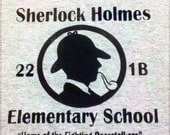 Sherlock Holmes Elementary School gym shirt