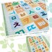 Korean alphabet - Hangl - Quilt - Pattern