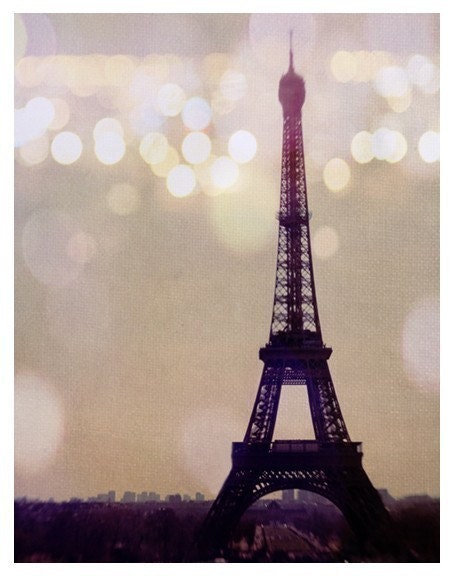 Landscape - Eiffel Tower Photograph - Paris Photography - French Photograph - Paris- Sparkle - Light - Lumiere