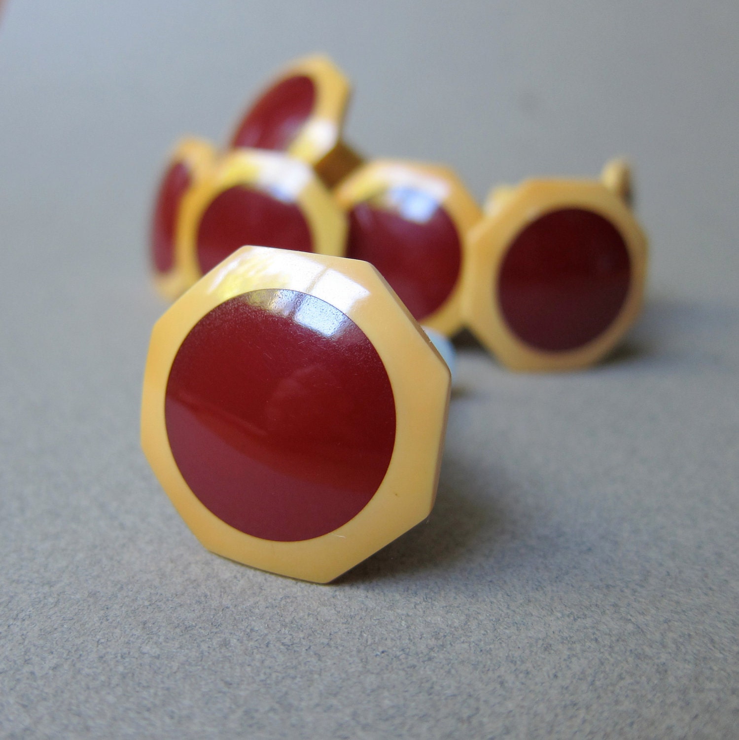 Vintage Bakelite Drawer Handles Pulls 7 by PetitOiseau on Etsy