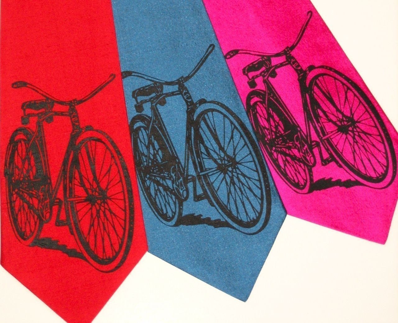 Bicycle Silk Tie