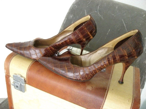 alligator stilettos