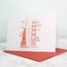 San Francisco blank note card