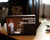 Super Dork and a Riding Mower - Birthday Card
