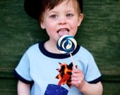 Firecracker Applique Shirt : Boys Fourth of July Shirt