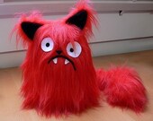 Fluffel - Big Cat Boris GREEN Custom order