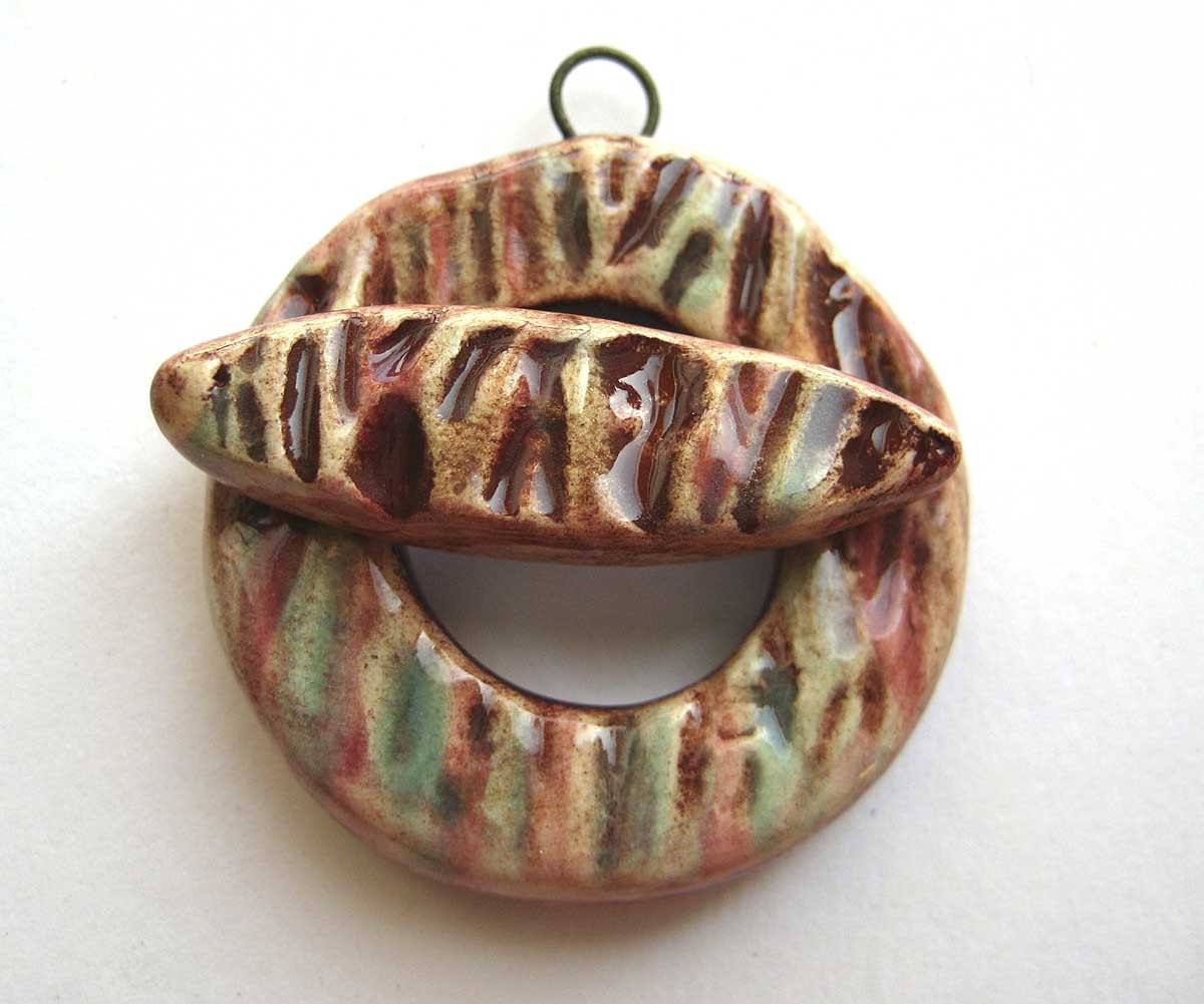 Handmade Toggle Clasp-Sping Twigs