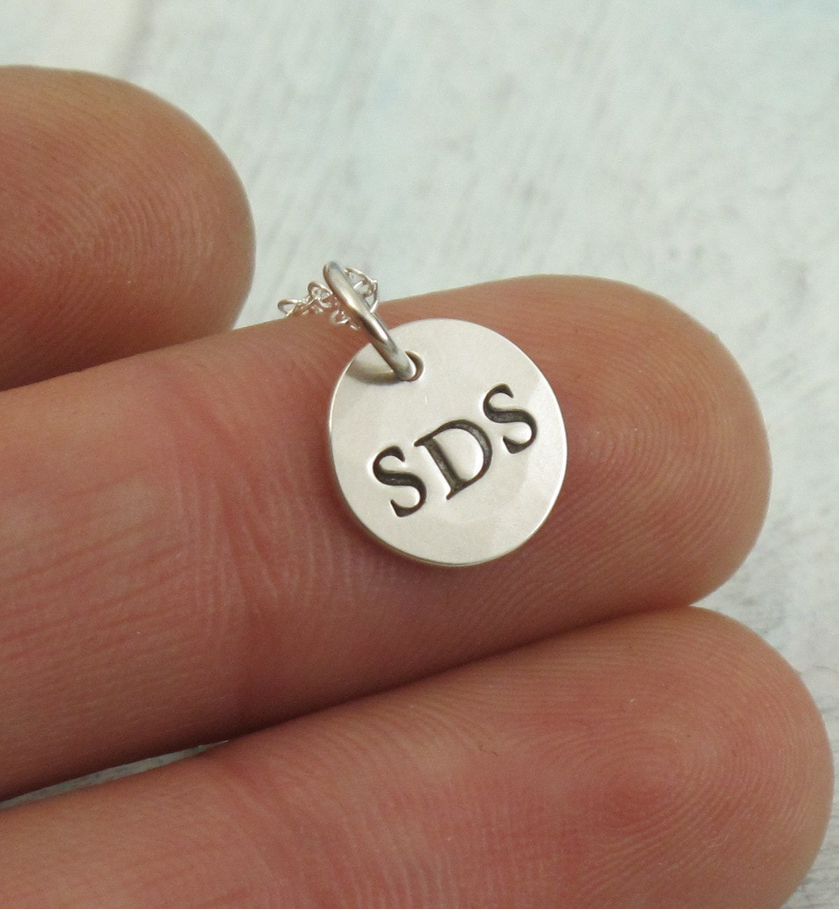 Custom Monogram CHARM - Choose your own initials - sterling silver charm by Kathryn Riechert