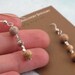 Neutral Tones - Jasper Earrings with sterling silver - by Kathryn Riechert