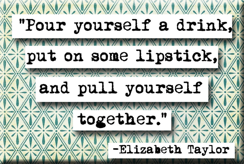 Elizabeth Taylor Quote Magnet or Pocket Mirror (no.248)