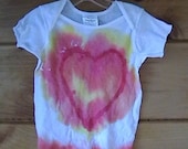 Hippie Heart Baby Shirt
