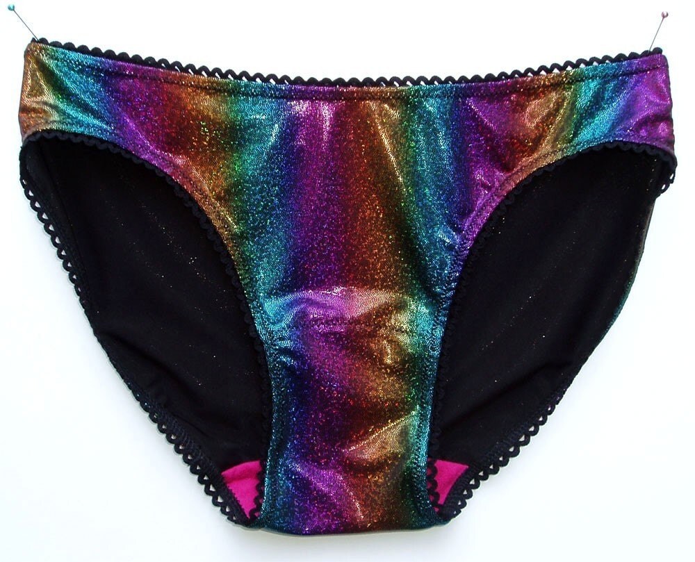 rainbow ruffle panties