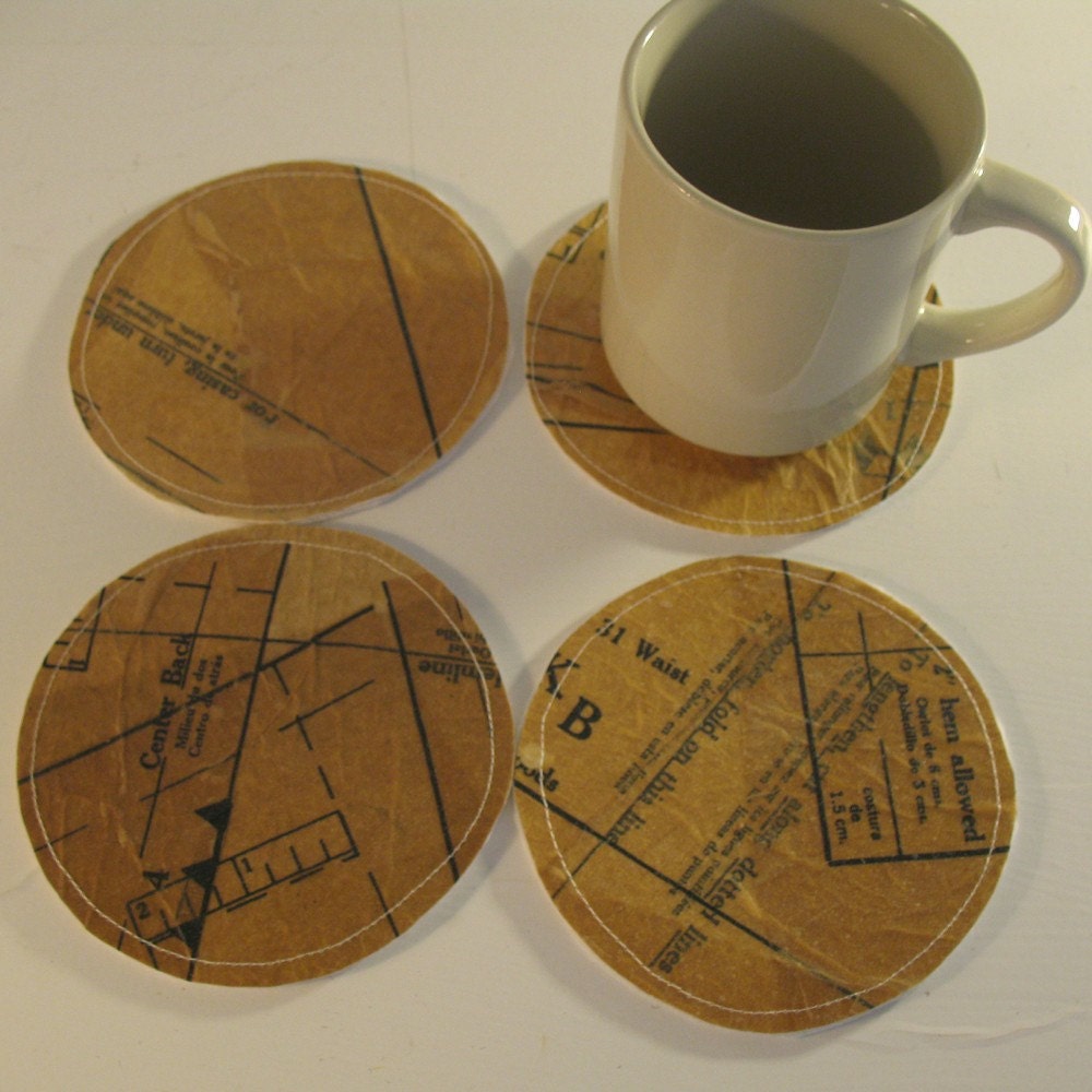 SALE - Sewing Pattern Coasters