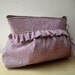 25% OFF SALE - Purple - Zipper Pouch with Clip