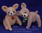 Miniature Chihuahua Thread Crochet Pattern - Instant Download