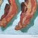 COOKED BACON print - archival print of original bacon painting