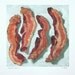 COOKED BACON print - archival print of original bacon painting