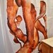 BACON STRIPS shower curtain - unique design