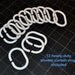 BACON STRIPS shower curtain - unique design