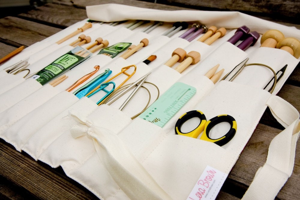 10 Large Knitting Needle Cases or Art Tool Organizers YOUR CHOICE - 10 Bulk - Wholesale Pricing