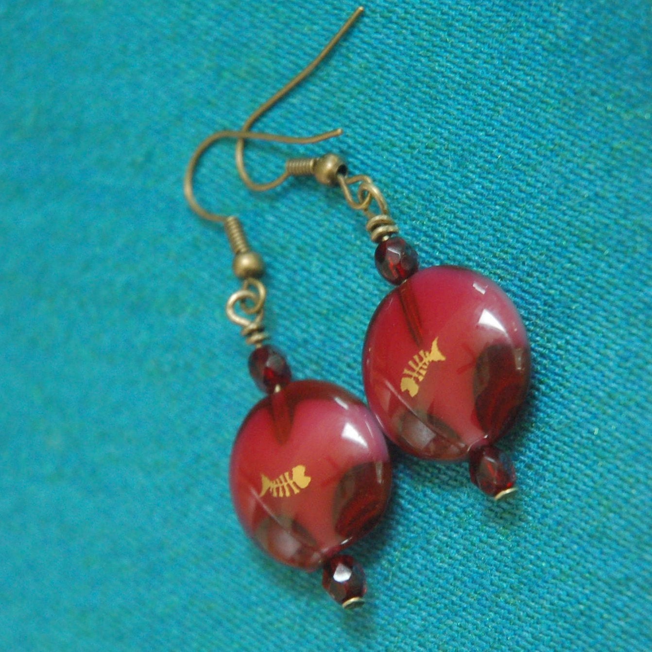 Sushi - Glass Earrings