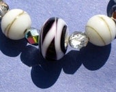 Zebra and Thread of Gold Bracelet