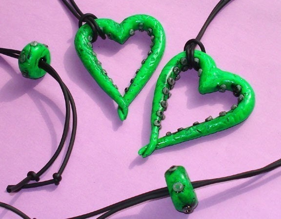 Green with Envy Tentacle Necklace