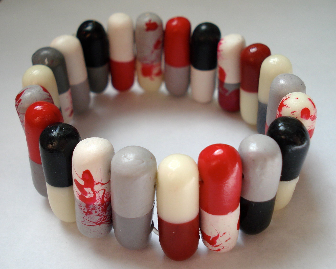 Blood Splattered Pharma Bracelet