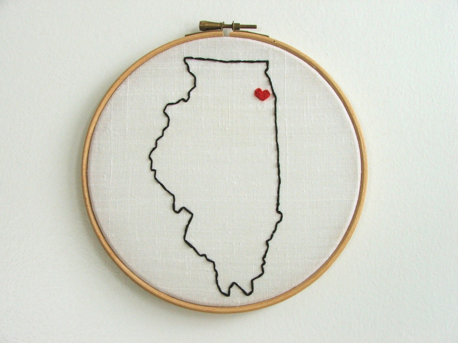 I Heart Chicago / Custom Order Embroidery