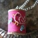 Stitched Vintage Spool Necklace - Chirp - SALE