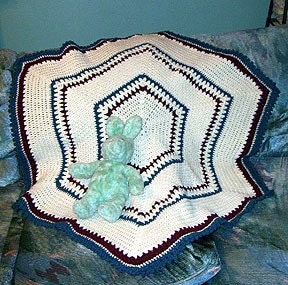 AFGHAN CROCHET HEXAGON PATTERN | Original Patterns