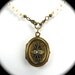 The Theodosia - Upcycled Circa 1870 Etruscan Revival Victorian 12 Karat Gold Locket with Freshwater Pearls by Nouveau Motley