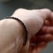Black Magic Gold Bracelet Delicate Gemstone Sparkle Handmade Jewelry