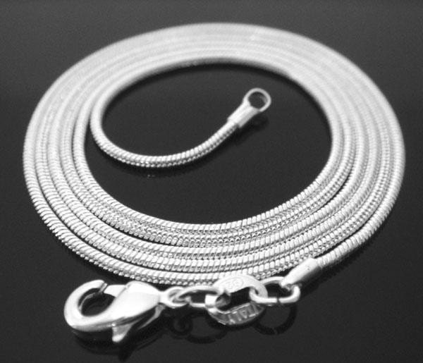 22 inch .925 sterling silver 1mm snake chain necklace Perfect for my pendants
