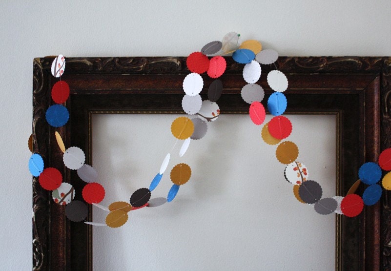 Paper Garland - Happy Pop - 8 ft