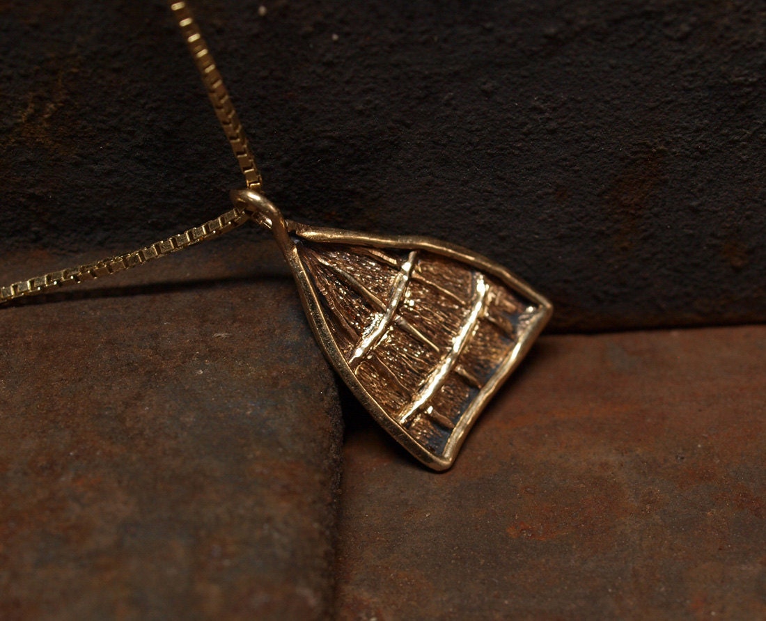14k Birdcage Pendant on a 16 inch chain