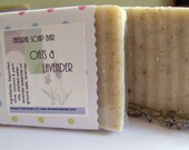 Oatmeal Lavender Soap Bar- Vegan Cold Process