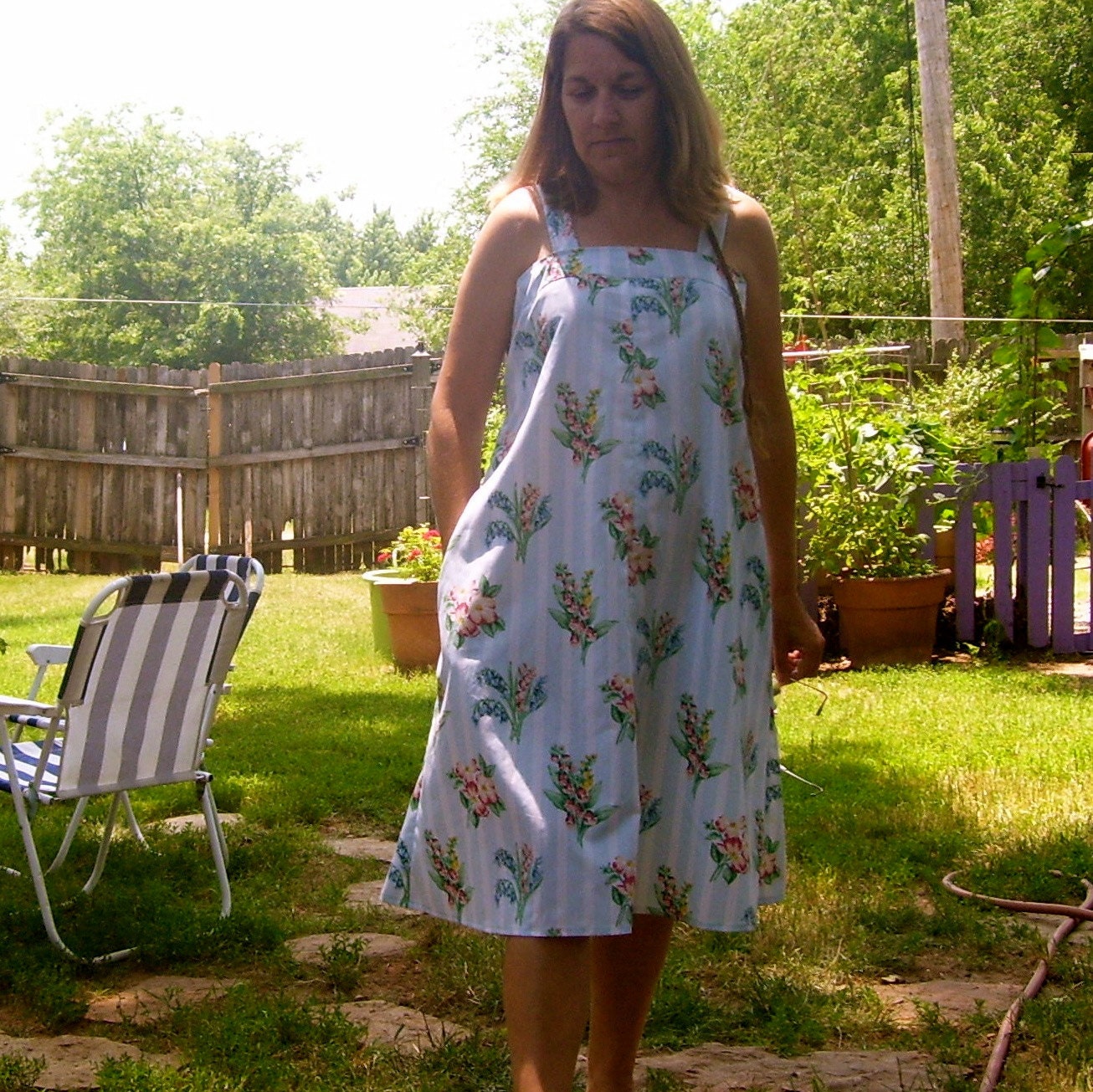 Floral Summer Sundress Size M