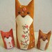 Briar Rose One of a Kind embroidered Fox Plush