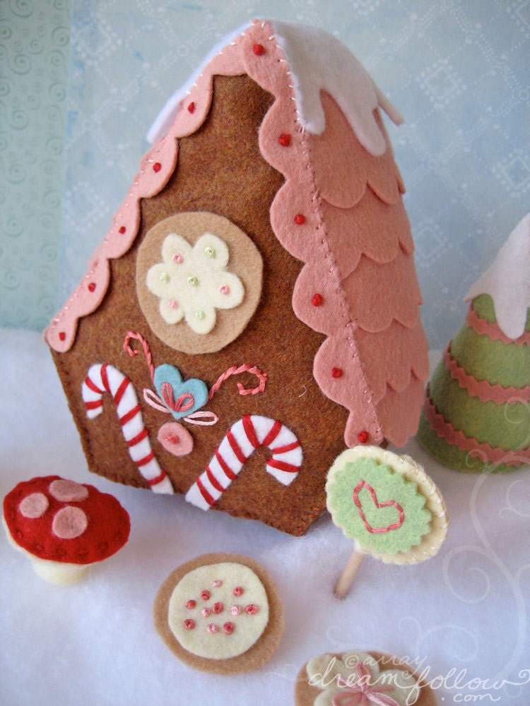 felt Candy Land Lane PDF pattern