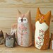 Olga One of a Kind embroidered Owl Plush