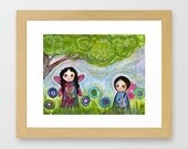 In the fairy garden (Reproduction Print)