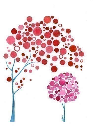 Watercolour Art Mothers Daughter Print Nursery Wall Art Baby Girl Shower Gift