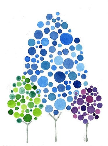 Custom Family Forest Portrait Painting