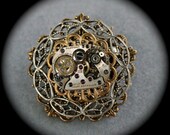 Aunt Stephanie's Miniature Robot Head Trophy Pin
